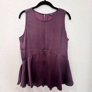 RW&Co Purple Sleeveless Blouse